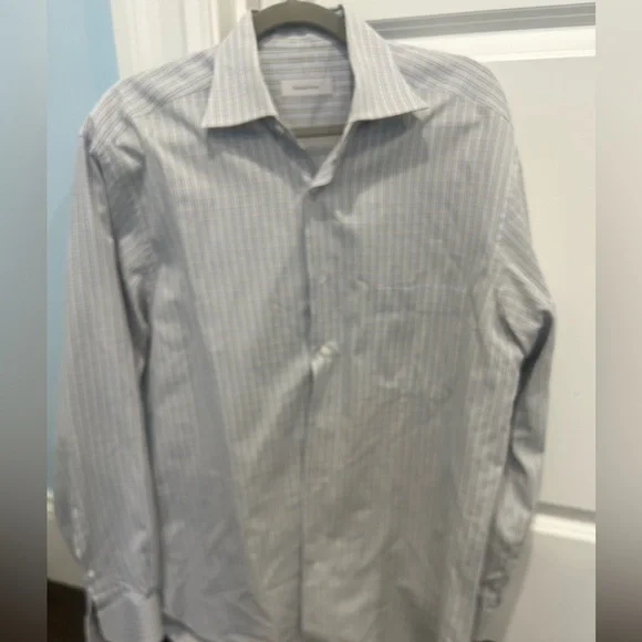 Zegna Men’s Button-down shirt. Size 16, 34 1/2.